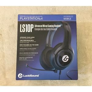 Lucid Sound LS10P Advanced Wired Gaming Headset for PlayStation 4